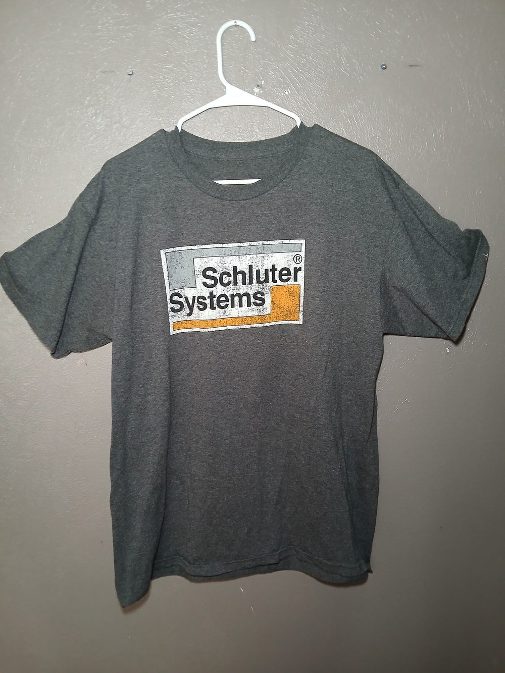 Schluter Systems Gray Logo Short Sleeve Tee